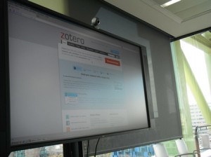Zotero workshop day, oganized by  Daniel Blanche Tarragó, during the Barcelona Network Meeting.