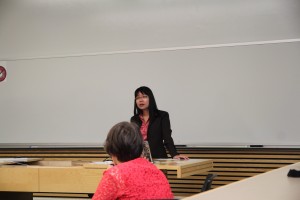 Chui Yin Wong presenting at the CCA.